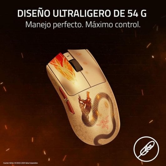 Mouse Razer Viper V3 Pro Wireless 35000DPI CS2 Dragon Lore HyperPolling 8K