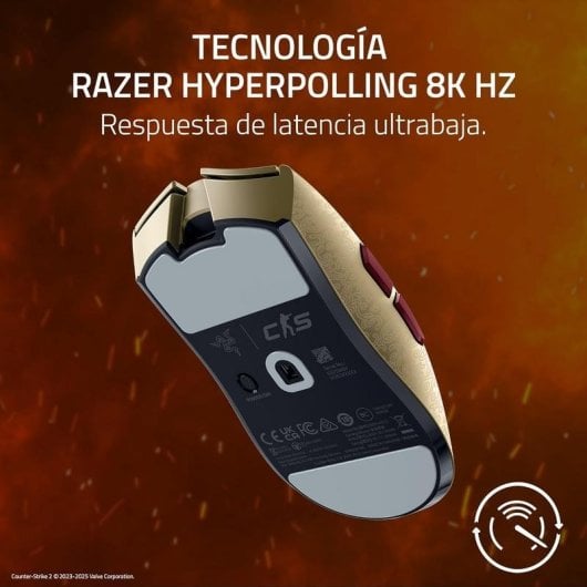 Mouse Razer Viper V3 Pro Wireless 35000DPI CS2 Dragon Lore HyperPolling 8K