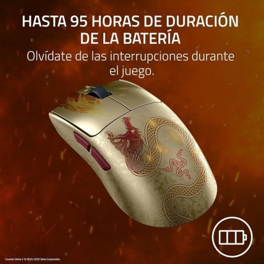 Mouse Razer Viper V3 Pro Wireless 35000DPI CS2 Dragon Lore HyperPolling 8K