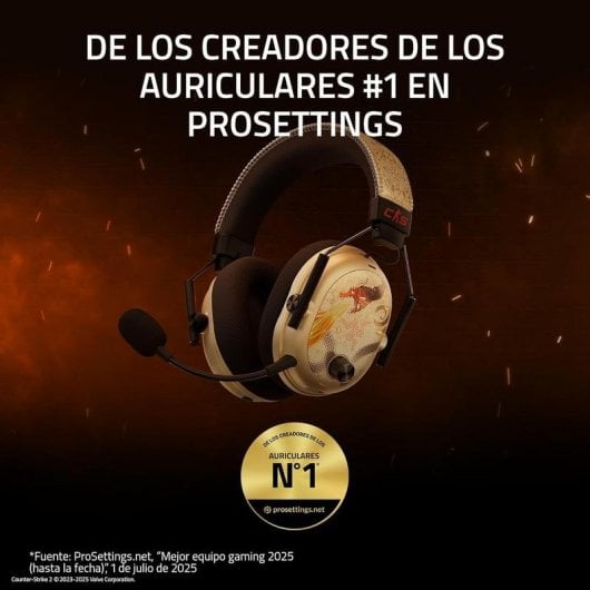 Casque Razer BlackShark V3 Pro sans fil avec réduction de bruit Bluetooth Gaming Noir