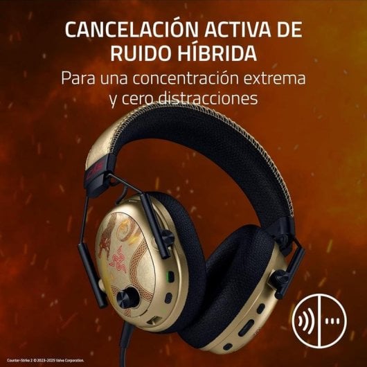 Casque Razer BlackShark V3 Pro sans fil avec réduction de bruit Bluetooth Gaming Noir