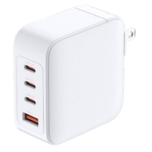 Cargador D-Link DCP-101 GaN 100W 3xUSB-C 1xUSB-A Carga Rápida Blanca