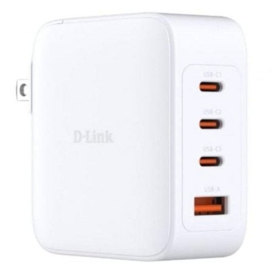 Steckdosenleiste D-Link DCP-101 4 Steckplätze GaN 3 USB-C 1 USB-A Schnellladung Schutz