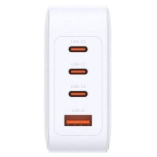 Cargador D-Link DCP-101 GaN 100W 3xUSB-C 1xUSB-A Carga Rápida Blanca