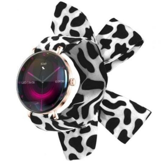 Forever SB-370 Lucca Bluetooth 46mm AMOLED Oro Rosa IP68 Pulsómetro Monitor Sueño