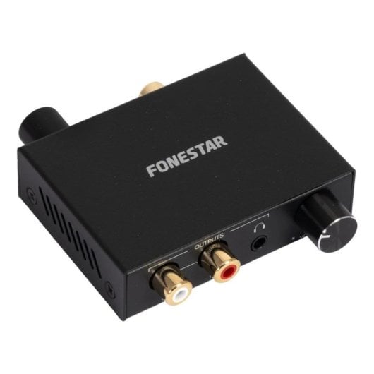 Convertidor de audio Fonestar FO-42DAV Toslink Coaxial Salida RCA Jack 3.5 mm