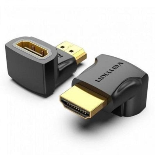 HDMI Adapter Vention AIOB0-2 4K 90 Grad 2er-Pack Schwarz