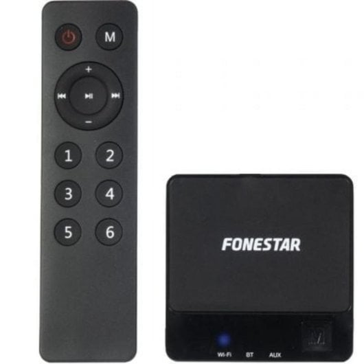 Receptor de audio Fonestar FONCAST Wi-Fi Auxiliar Óptica Negro