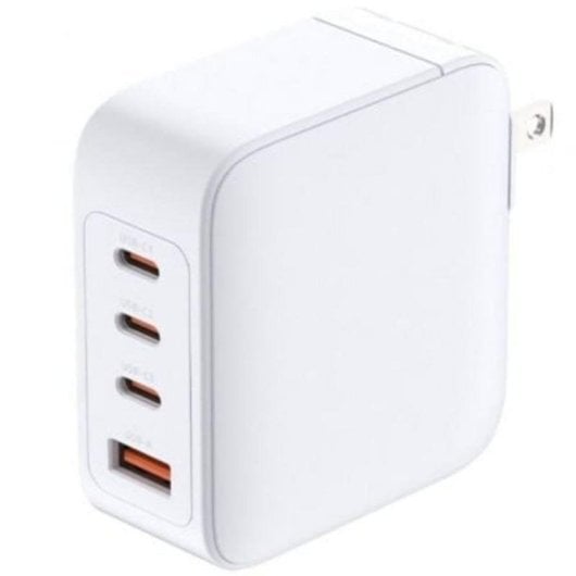 Cargador D-Link DCF-141 GaN 140 W 3x USB-C 1x USB-A Carga Rápida Blanco