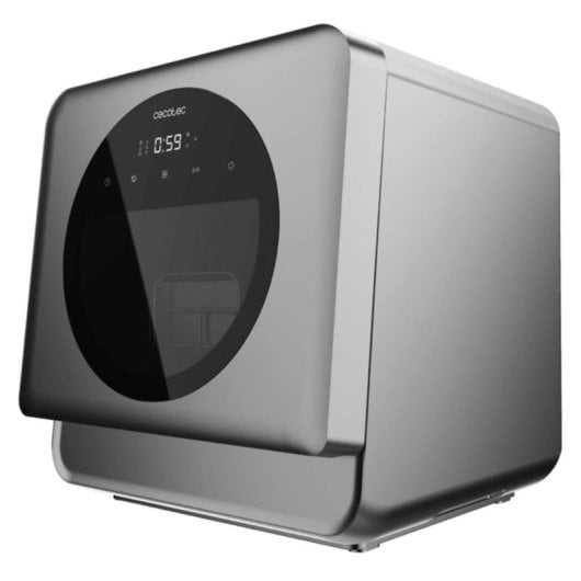 Lavavajillas Cecotec Bolero Aguazero 1150 Dark 3 Couverts Classe C avec fenêtre et Touch Control