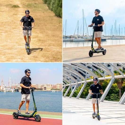 Patinete elétrico Cecotec Bongo Doble Y85 1000W Autonomia 85km Rodas Off Road 10" Suspensão App Preto