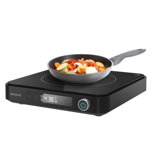 Induktionskochfeld Cecotec Full Magma Grill Touch 2000 W 10 Leistungsstufen Grillzubehör