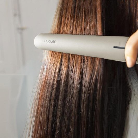 Plancha de pelo Cecotec Lisse 880 HidraProtect turmalina, keratina, Pro Ionizer