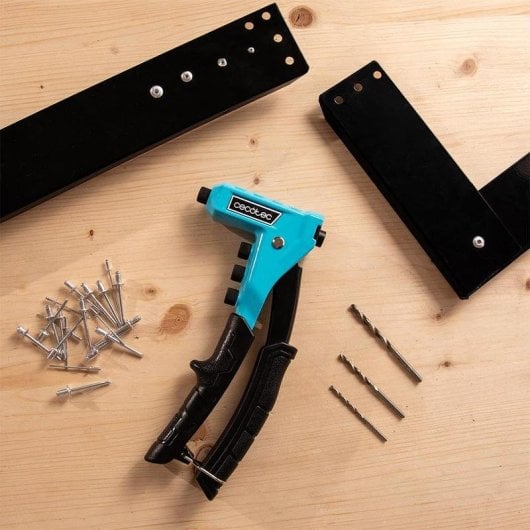 Remachadora manual FixerForce 4000 Full equip 4 boquillas maletín 200 remaches