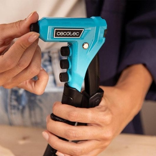 Remachadora manual FixerForce 4000 Full equip 4 boquillas maletín 200 remaches