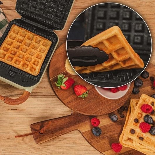 Sandwichera Cecotec Rock'nToast Retro One Yellow placas intercambiables 700 W