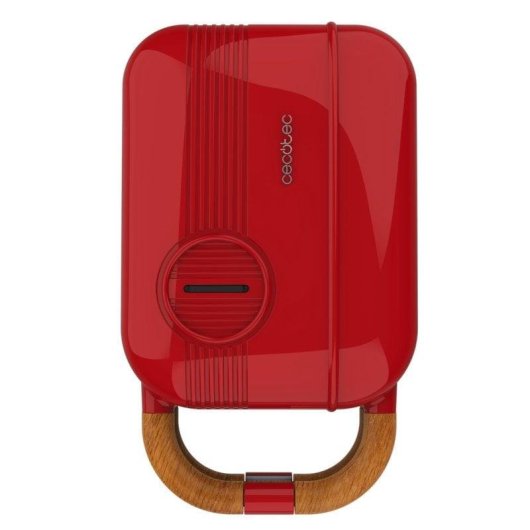 Sandwichera multifonction Cecotec Rock'nToast Retro One Red 700 W 3 plaques interchangeables