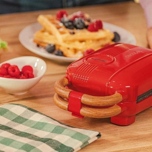 Sandwichera Cecotec Rock'nToast Retro One Red 700 W 3 Placas Intercambiables