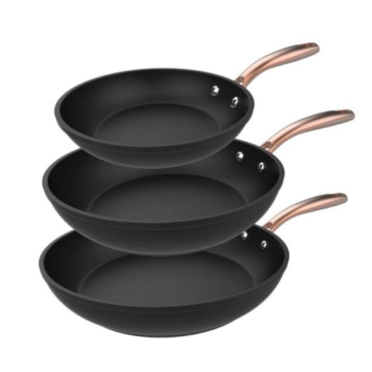 Bratpfanne Cecotec 01468 Polka Fantasy Golden Aluminium Antihaft 3-teilig