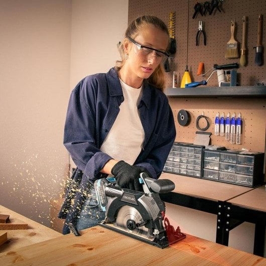 Scie circulaire Cecotec DirectPrecission 8000 Vision 21V Brushless 165mm Laser