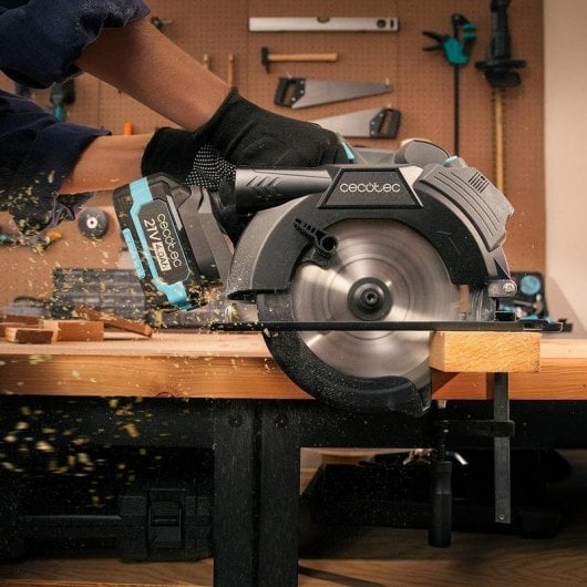 Scie circulaire Cecotec DirectPrecission 8000 Vision 21V Brushless 165mm Laser