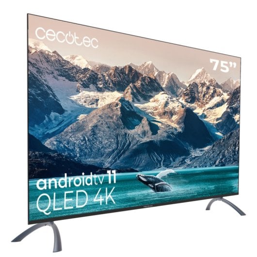 TV Coocaa QLED VQU20075S 75" 4K UHD Android TV Google Assistant Chromecast Dolby Vision Atmos