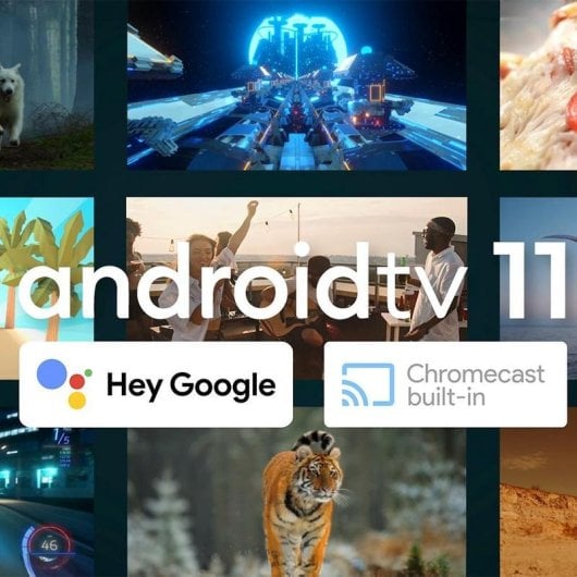 TV Coocaa QLED VQU20075S 75" 4K UHD Android TV Google Assistant Chromecast Dolby Vision Atmos