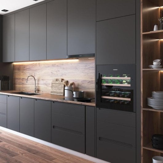 Weinkühlschrank Create GrandSommelier Duo 36000 Touch Black Kompressor 36 Flaschen 2 Zonen