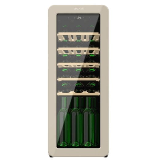 Weinkühlschrank Cecotec Bolero GrandSommelier Origin 24 Hit Beige LED Display NoFrost