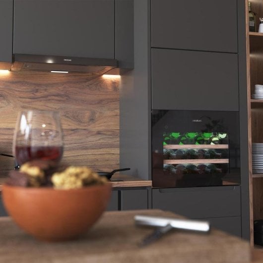 Weinkühlschrank Cecotec Bolero GrandSommelier BI 28000 Touch Black 28 Flaschen LED Touch
