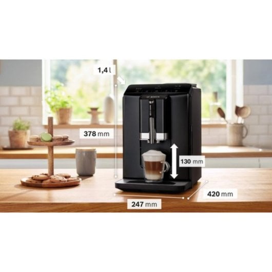 Cafetera Automática Bosch Serie 2 TIE20119 1,4L 1300W espresso y cappuccino