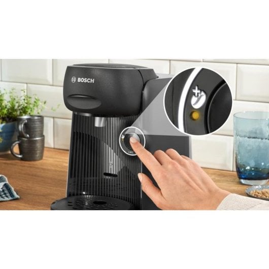 Cafetera de cápsulas Bosch TAS162E 0,7 L 1400 W negra con pantalla LED y múltiples bebidas
