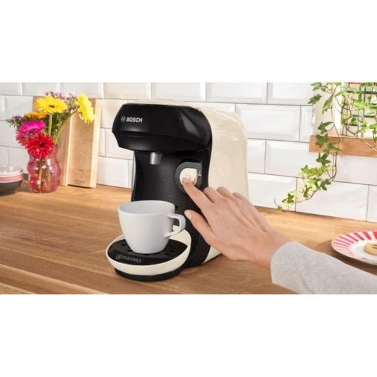 Cafetière à capsules Bosch Tassimo Happy TAS107E 0,7 L 1400 W beige noir