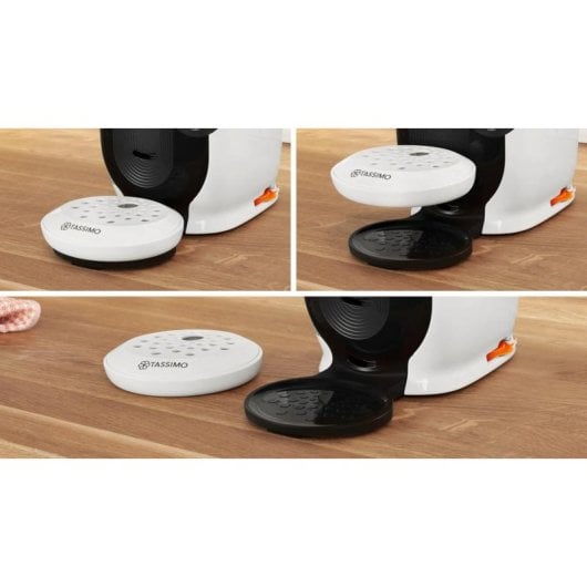 Cafetera de cápsulas Bosch TAS114E 0,7 L 1400 W blanca botón intensidad