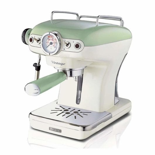 Cafetera Manual Ariete 1389/14 0,9 L 15 bares Verde con espumador de leche