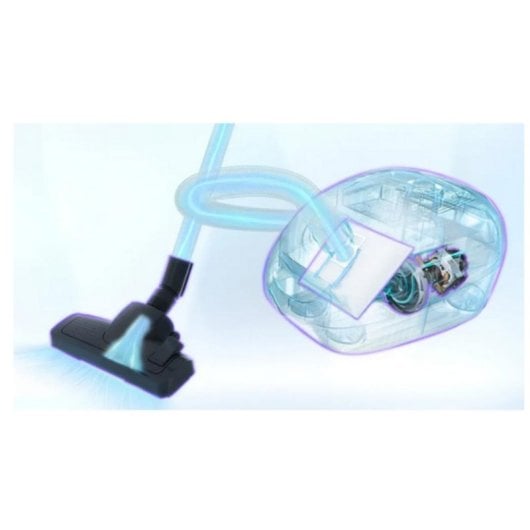 Aspiradora de trineo Bosch Serie 8 BGB75XSIL 650 W Filtro higiénico 5 L