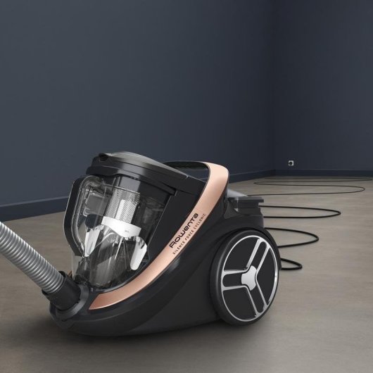 Aspirateur sans Sac Rowenta Silence Force RO7954 500W Filtre HEPA 2.5L Noir Rose