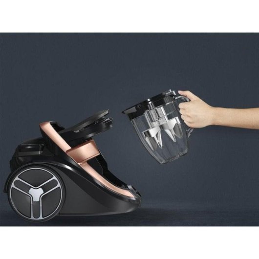 Aspirateur sans Sac Rowenta Silence Force RO7954 500W Filtre HEPA 2.5L Noir Rose