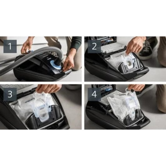 Aspirapolvere a traino Siemens VSQ5X1230 850W Filtro HEPA Capacità 4,5L