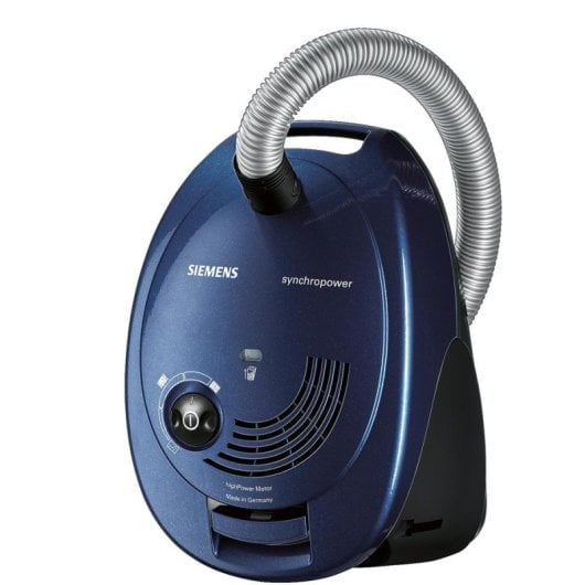 Aspirapolvere cilindrica Siemens VS06A111 600W sacco 4L filtro Micro blu