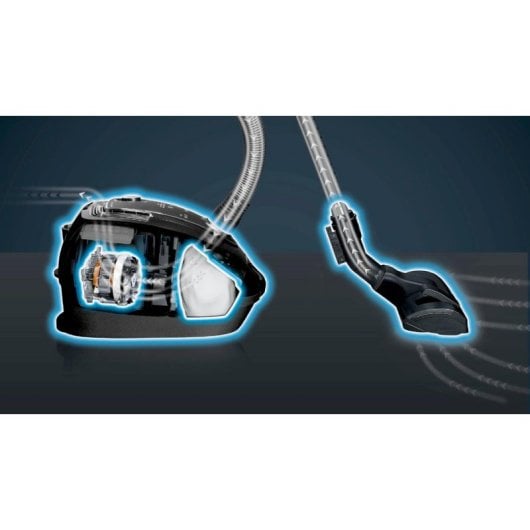 Aspirapolvere a traino Siemens iQ300 VSP3AAAA 750W Filtro igienico Sacco Polvere 4L