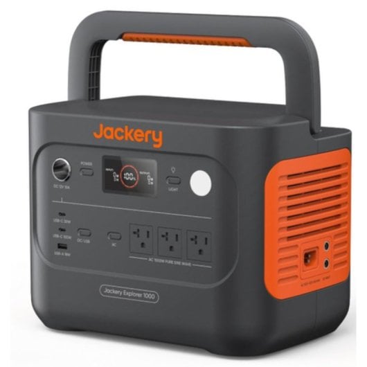 Powerstation Jackery Explorer 1000V2 1070Wh 3 AC 1 Zigarettenanzünder 3 USB LiFePO4 LCD Solar kompatibel