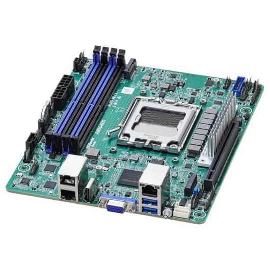 Schede Madri Asrock AM5D4ID2 KNOLL3 X300 Socket AM5 DDR5 Mini ITX Server ECC AST2600