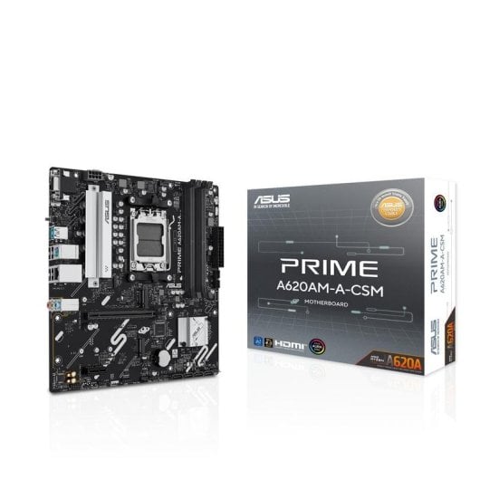 Carte mère ASUS PRIME A620AM-A-CSM A620A Socket AM5 DDR5 micro ATX RAID PCIe 4.0