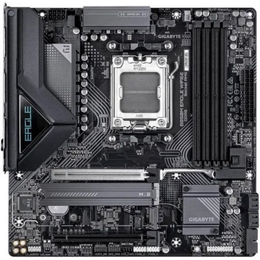 Placa Base GIGABYTE B850M EAGLE WIFI6E B850 Socket AM5 DDR5 Micro ATX 2.5GbE M.2