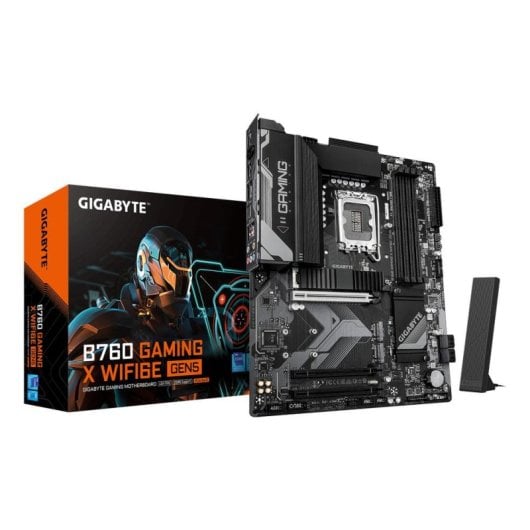 Placa Base GIGABYTE B760 Gaming X Intel B760 LGA 1700 DDR5 ATX WiFi 6E PCIe 4.0 RGB