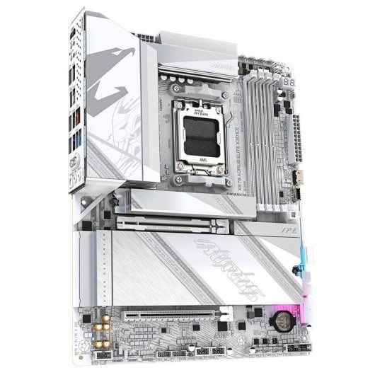 Carte mère GIGABYTE X870 AORUS ELITE X3D ICE X870 AM5 DDR5 ATX WiFi 7 PCIe 5.0 USB4 RGB