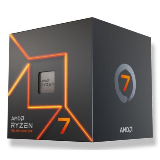 Processeur AMD Ryzen 7 7700 8 Cœurs 3,8 GHz Base 5,3 GHz Turbo Radeon Graphics Boîte