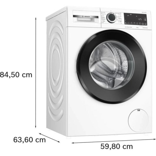 Máquina de Lavar Roupa Bosch Serie 6 WGG256Z1ES 10 Kg 1600rpm A Branco Motor EcoSilence