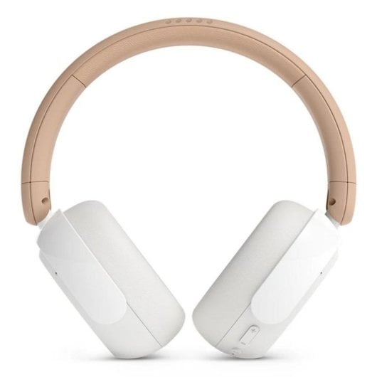 Auricolari Philips 5000 series TAK5500AL/00 wireless e cablati Bluetooth con Cancellazione Rumore, microfono integrato, uso chiamate e musica, colore ambra e bianco